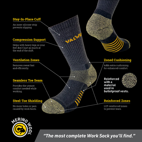 Valwerk Heavy Duty Work Sock